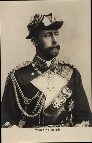 Ak Großadmiral Prinz Heinrich von Preußen, Portrait in Uniform, Orden