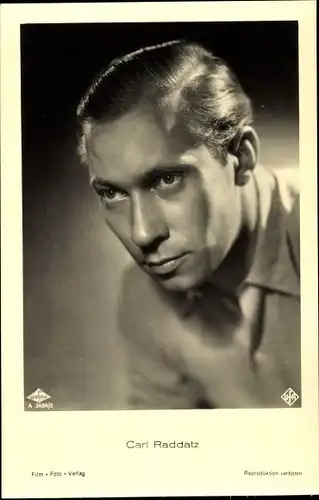 Ak Schauspieler Carl Raddatz, Portrait
