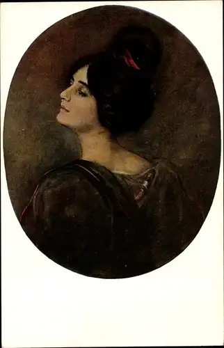 Künstler Ak Lembach, F. v., Judith, Frauenportrait