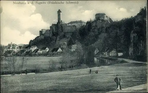 Ak Neuhaus an der Pegnitz Mittelfranken, Blick auf den Ort