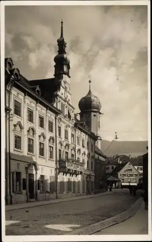 Ak Bregenz am Bodensee Vorarlberg, Rathaus