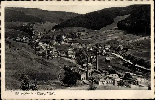 Ak Haselbach Sonneberg in Thüringen, Gesamtansicht