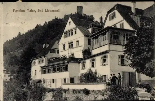 Ak Bad Liebenzell im Schwarzwald, Pension Maier