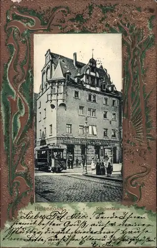 Präge Passepartout Ak Heilbronn am Neckar, Kätchenhaus