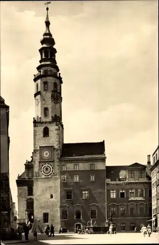 Ak Görlitz in der Lausitz, Rathaus