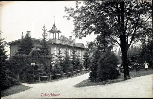 Ak Auerbach im Vogtland Sachsen, Zöbischhaus