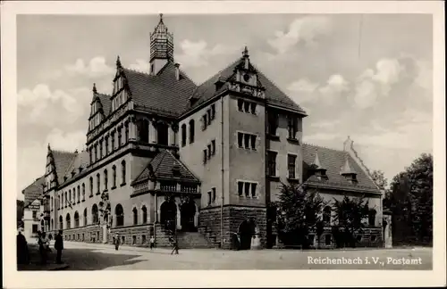 Ak Reichenbach im Vogtland, Postamt