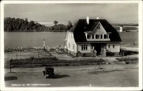 Ak Werdau an der Pleiße in Sachsen, Seehaus an der Kobertalsperre