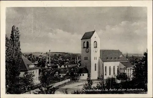 Ak Crimmitschau in Sachsen, Lutherkirche