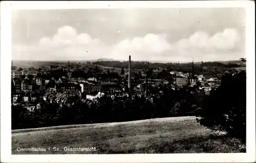 Ak Crimmitschau in Sachsen, Gesamtansicht