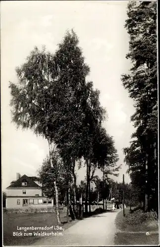 Ak Langenbernsdorf in Sachsen, Waldkurheim