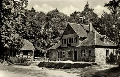 Ak Schmannewitz Dahlen in Sachsen, Hospitalschänke