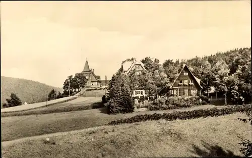 Ak Rehefeld Zaunhaus Altenberg im Erzgebirge, Blick zum VP-Erholungsheim