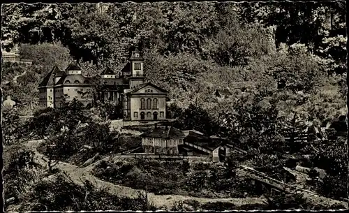 Ak Oederan in Sachsen, Klein-Erzgebirge, Augustusburg, Schloss, Kirche und Drahtseilbahnhof