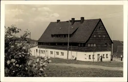 Ak Zinnwald Georgenfeld Altenberg im Erzgebirge, Jugendherberge Hugo Klügel