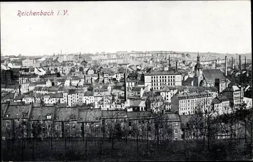 Ak Reichenbach im Vogtland, Gesamtansicht