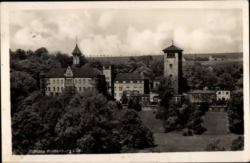 Ak Waldenburg in Sachsen, Schloss