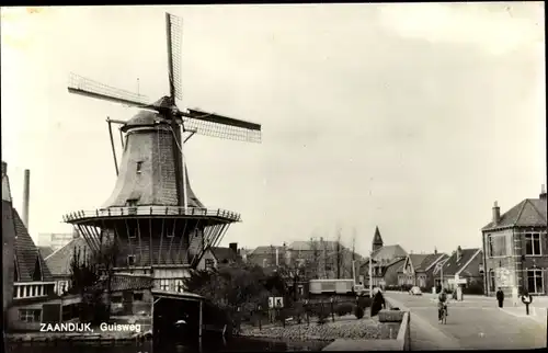 Ak Zaandijk Nordholland, Guisweg, Molen