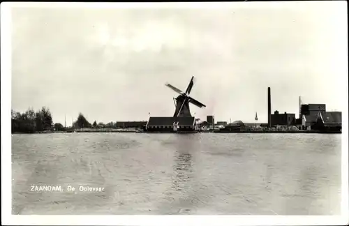 Ak Zaandam Zaanstad Nordholland, De Ooievaar, Molen