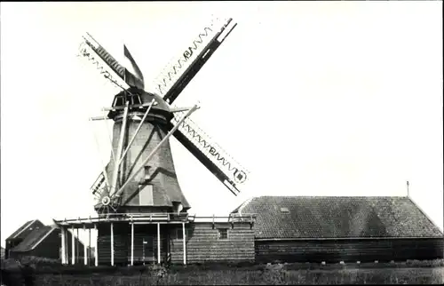 Ak Zaandam Zaanstad Nordholland, Oliemolen De Prolpot