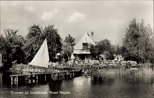 Ak Loosdrecht Nordholland Niederlande, Hotel Najade