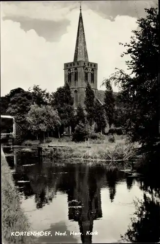 Ak Kortenhoef Nordholland, Ned. Herv. Kerk