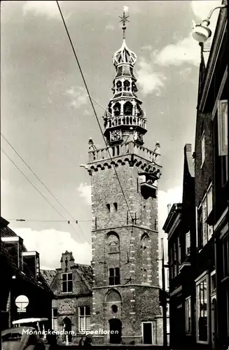 Ak Monnickendam Waterland Nordholland Niederlande, Speeltoren