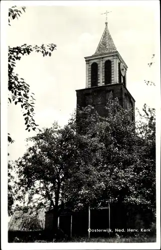 Ak Oosterwijk Harderwijk Gelderland, Ned. Herv. Kerk