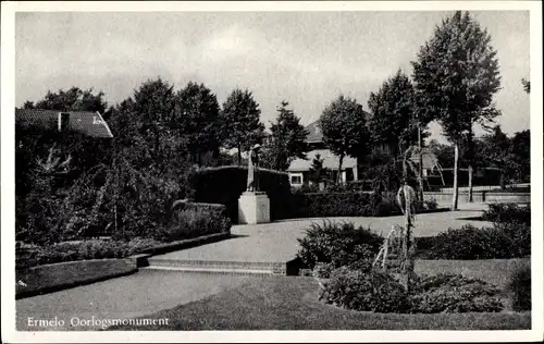 Ak Ermelo Gelderland, Oorlogsmonument