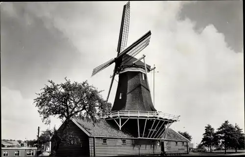 Ak Zwolle Overijssel Niederlande, Provinciaal Overijssels Museum, molen De Passiebloem