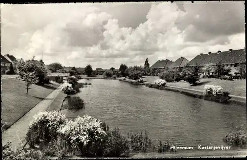 Ak Hilversum Nordholland Niederlande, Kastanjevijver