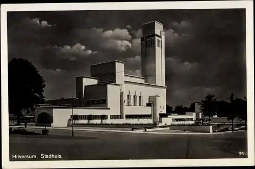 Ak Hilversum Nordholland Niederlande, Stadhuis