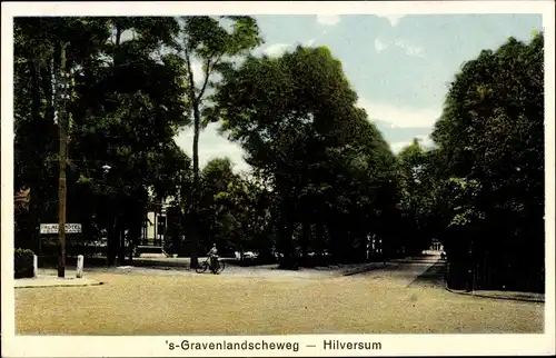 Ak Hilversum Nordholland Niederlande, 's Gravenlandscheweg