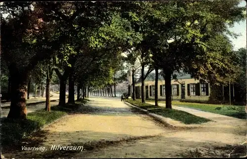 Ak Hilversum Nordholland Niederlande, Vaartweg