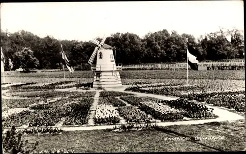 Ak Bennebroek Nordholland Niederlande, Linnaeushof, Molen