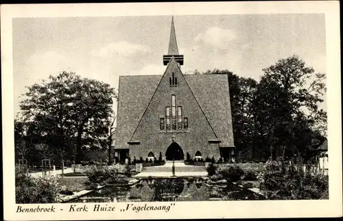 Ak Bennebroek Nordholland Niederlande, Kerk Huize Vogelensang