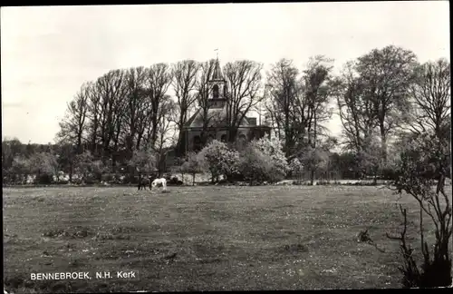 Ak Bennebroek Nordholland Niederlande, N. H. Kerk
