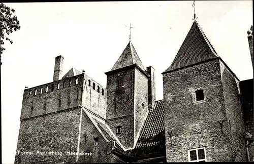 Ak Heemskerk Nordholland, Torens Assumburg