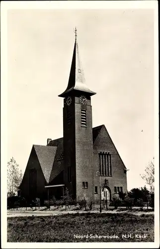 Ak Noord Scharwoude Langedijk Nordholland Niederlande, Ned. Herv. Kerk