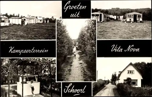 Ak Schoorl Nordholland Niederlande, Kampeerterrein Vita Nova