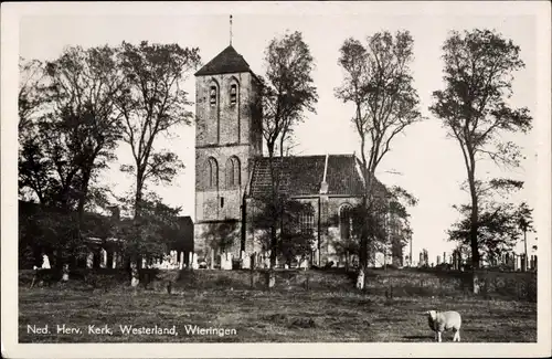 Ak Wieringen Hollands Kroon Nordholland Niederlande, Ned. Herv. Kerk