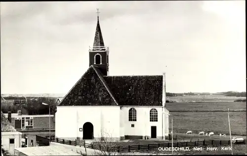 Ak Oudeschild Texel Nordholland Niederlande, Ned. Herv. Kerk