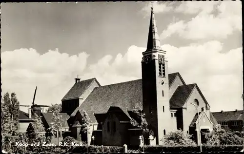 Ak Koog aan de Zaan Nordholland Niederlande, R. K. Kerk