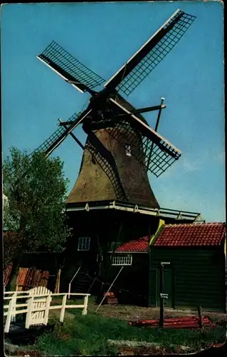 Ak Monnickendam Waterland Nordholland Niederlande, Molen De Vriendschap