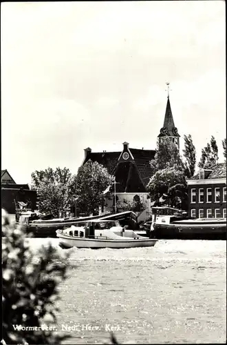 Ak Wormerveer Nordholland Niederlande, Ned. Herv. Kerk