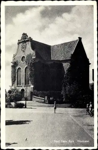 Ak Westzaan Zaanstad Nordholland Niederlande, Ned. Herv. Kerk