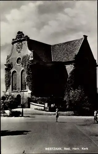 Ak Westzaan Zaanstad Nordholland Niederlande, Nederlandse Hervormde Kerk