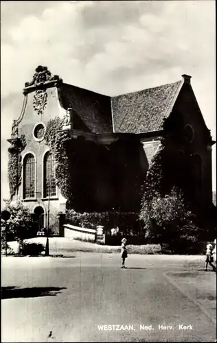 Ak Westzaan Zaanstad Nordholland Niederlande, Nederlandse Hervormde Kerk