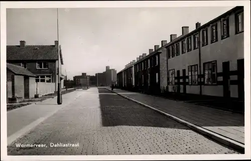 Ak Wormerveer Nordholland Niederlande, Dahliastraat