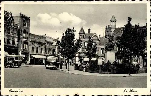 Ak Zaandam Zaanstad Nordholland, De Dam